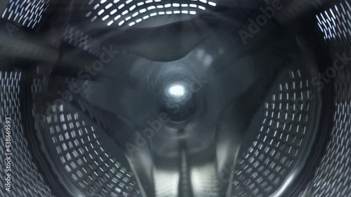 Wallpaper Mural Inside of Empty Washing Machine Drum During Wash  Torontodigital.ca