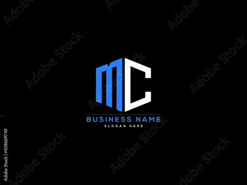 Letter MC Logo, creative mc logo icon vector for business photo