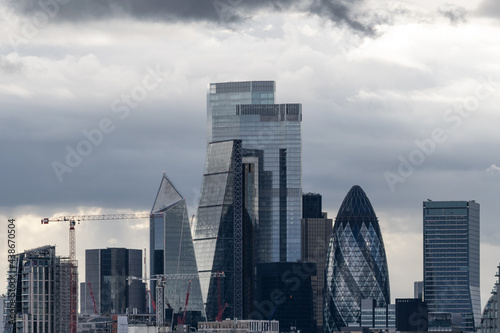 Cloudy London Skyline photo