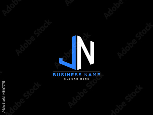 Letter JN Logo, creative jn logo icon vector for business photo