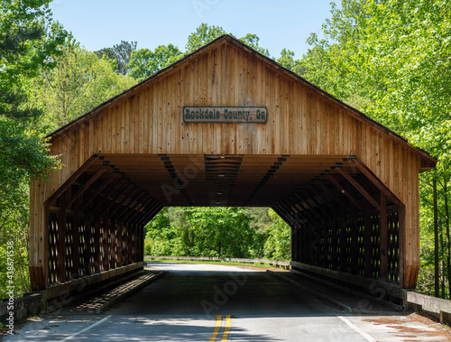 This is a Covered Bridge in Conyers, Georgia.