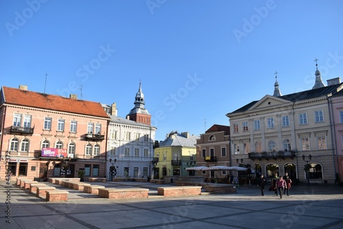 Piotrków Trybunalskie town square