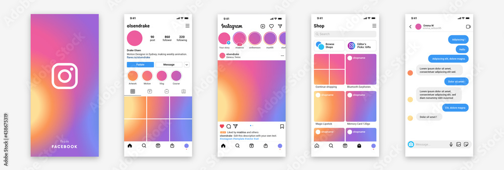 Instagram Blank Template