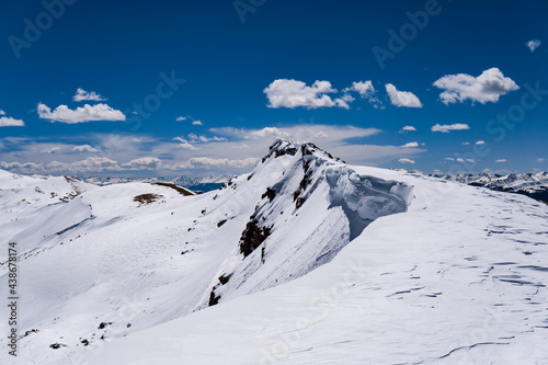 Epic Snow Capped Mountain Peak In Aspen Colorado © Joshua