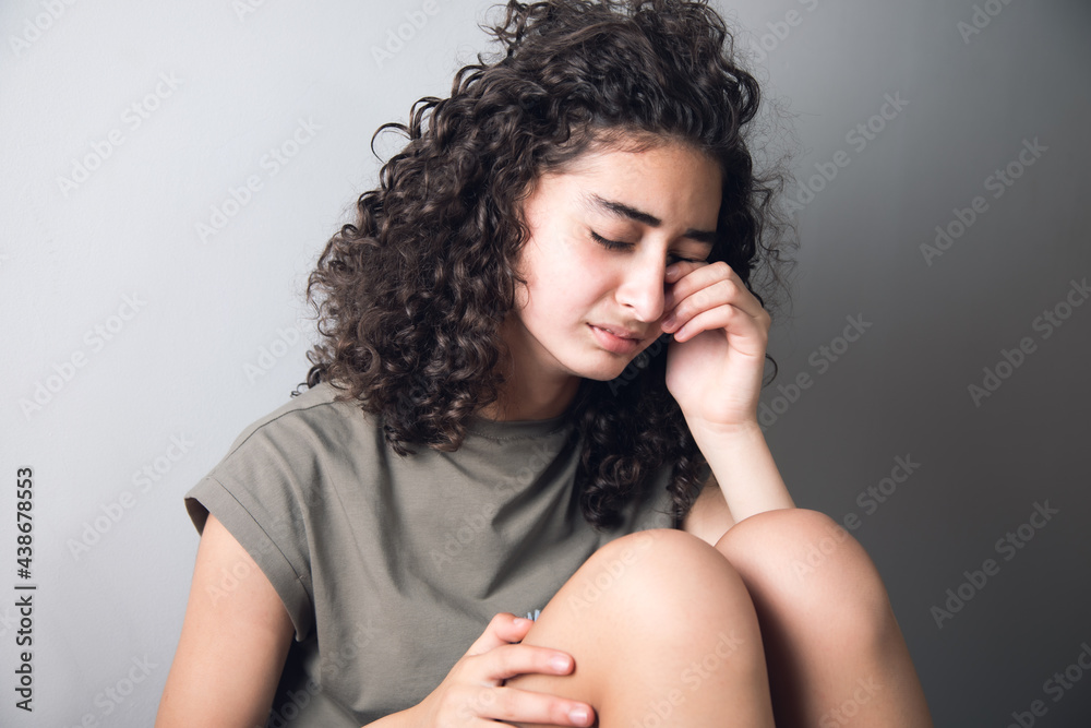 young woman with problems crying young woman with problems crying
