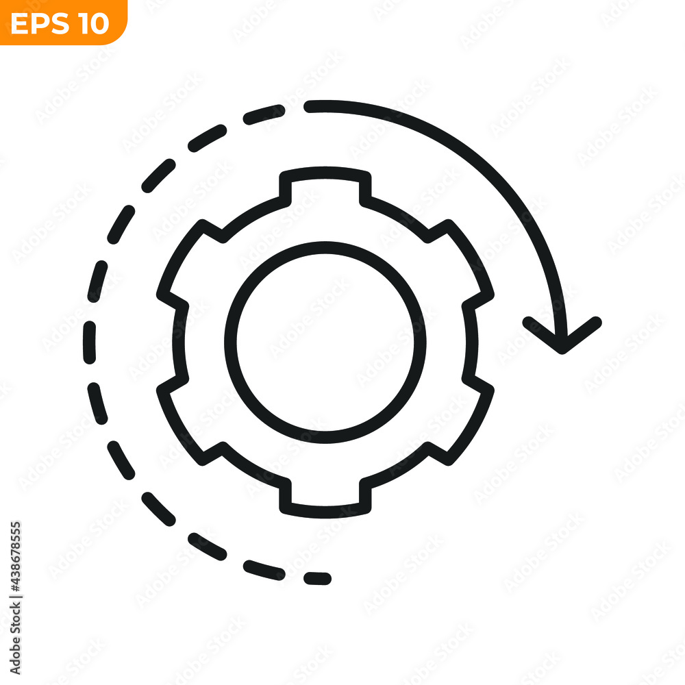 Loading process. Update system icon symbol template for graphic and web design collection logo vector illustration Loading process. Update system icon symbol template for graphic and web design collection logo vector illustration