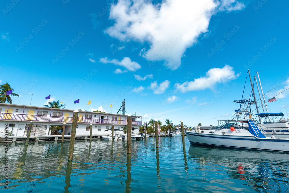 Fishing boats in Florida Keys, USA