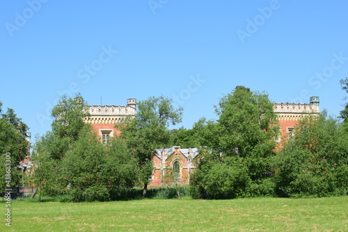 old castle in the park