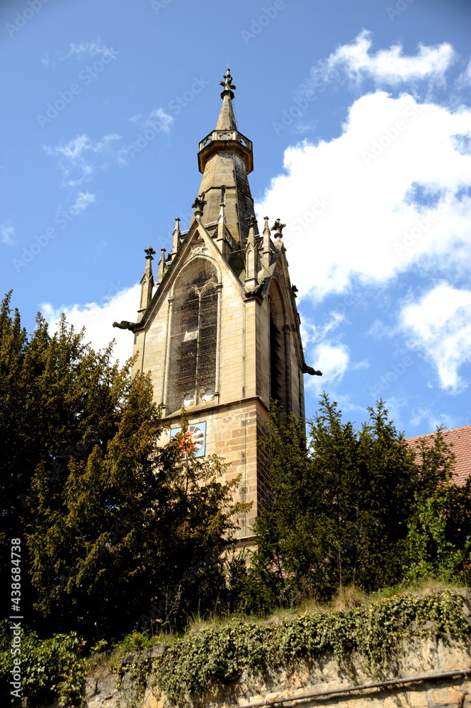 Fototapeta premium Echterdingen, Kirchturm