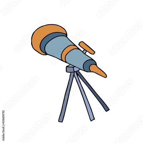 space set vector illustration hand-drawn cute images childrens bright colored rocket meteorite planet alien flying saucers astronaut satellite sun saturn mars stars and constellations. Print