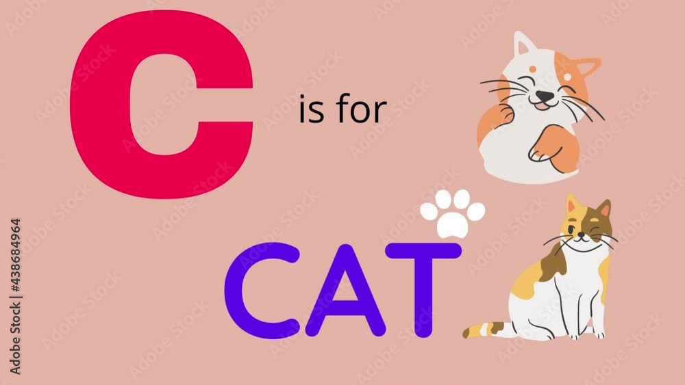 English Alphabet With Illustrations For Educational Purpose