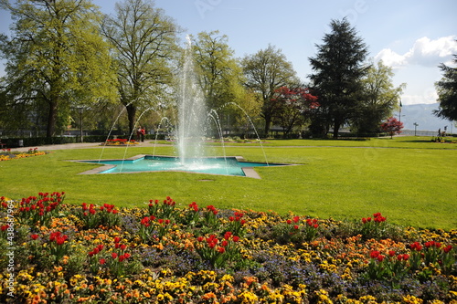 Insel Mainau, Park mit Springbrummen