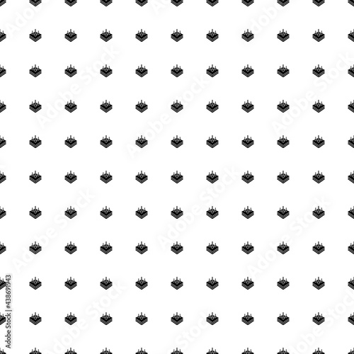 Square seamless background pattern from black absorbent symbols. The pattern is evenly filled. Vector illustration on white background