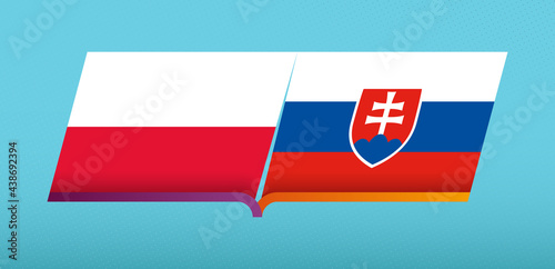 Free Download Football icon of Poland versus Slovakia in Football Competition. - GFXLoad