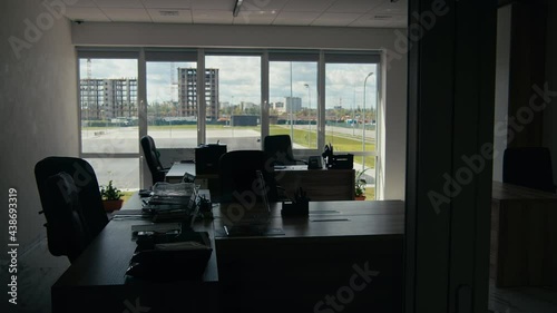 An Empty Office At The New Headquarters