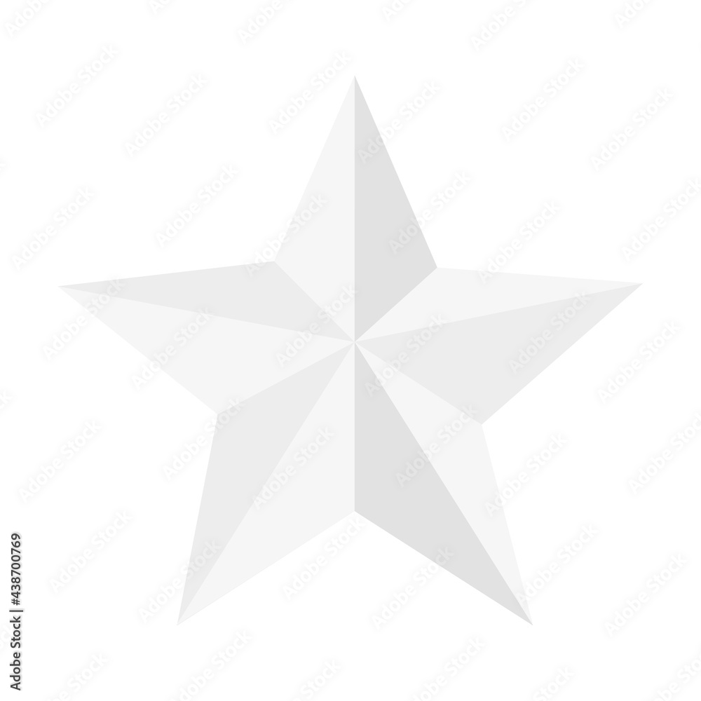 Obraz premium Isolated star icon