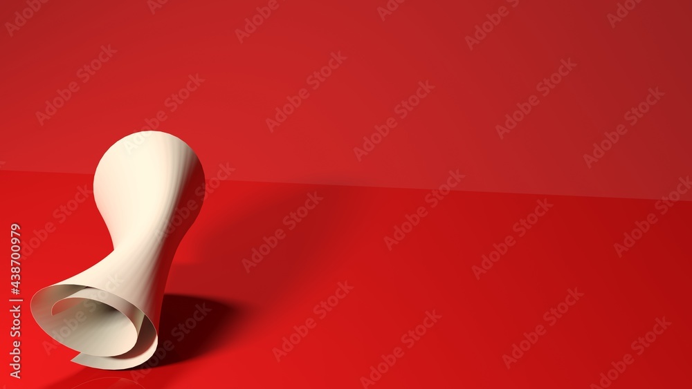 red background with a rolled-up parchment at the left side red background with a rolled-up parchment at the left side