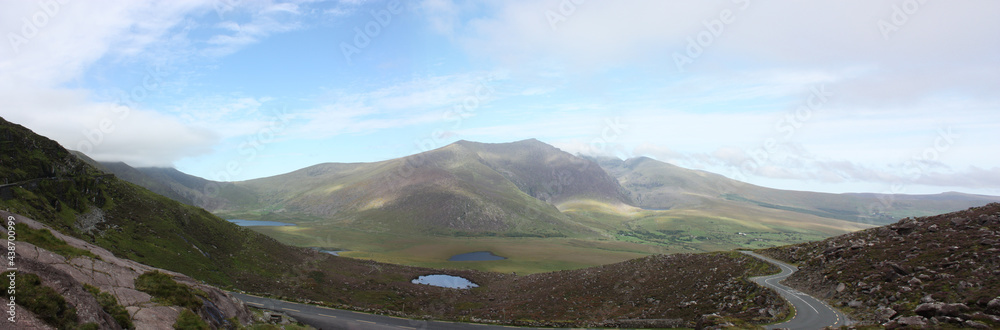 Ireland - panorama of the mountains