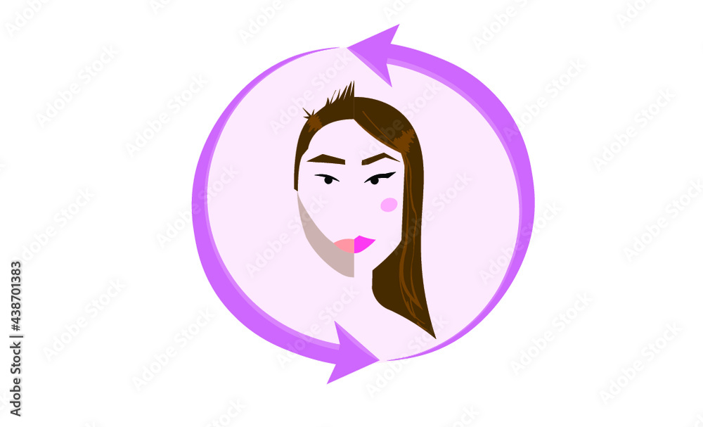 Transgender LGBTQIA+ female and male clipart png Transgender LGBTQIA+ female and male clipart png