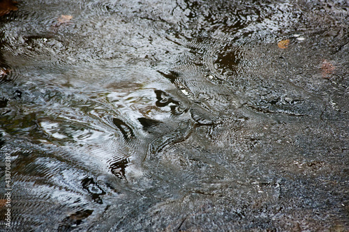 Abstraction of water with ripples