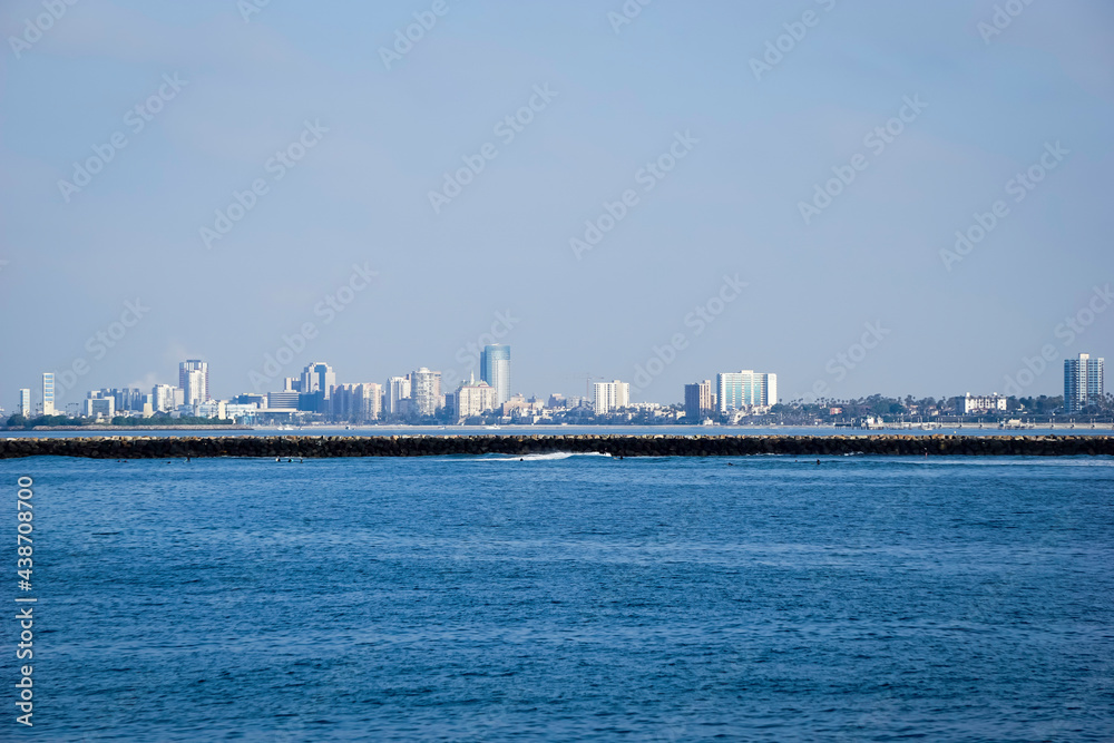 Long Beach California skyline