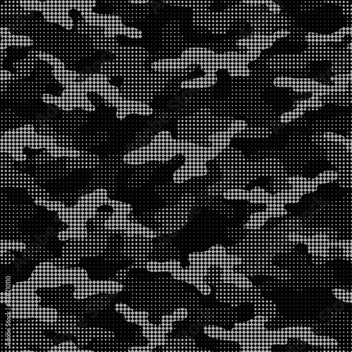 grey modern military vector camouflage print, seamless pattern for clothing headband or print