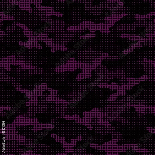 modern military pink vector camouflage print, seamless pattern for clothing headband or print