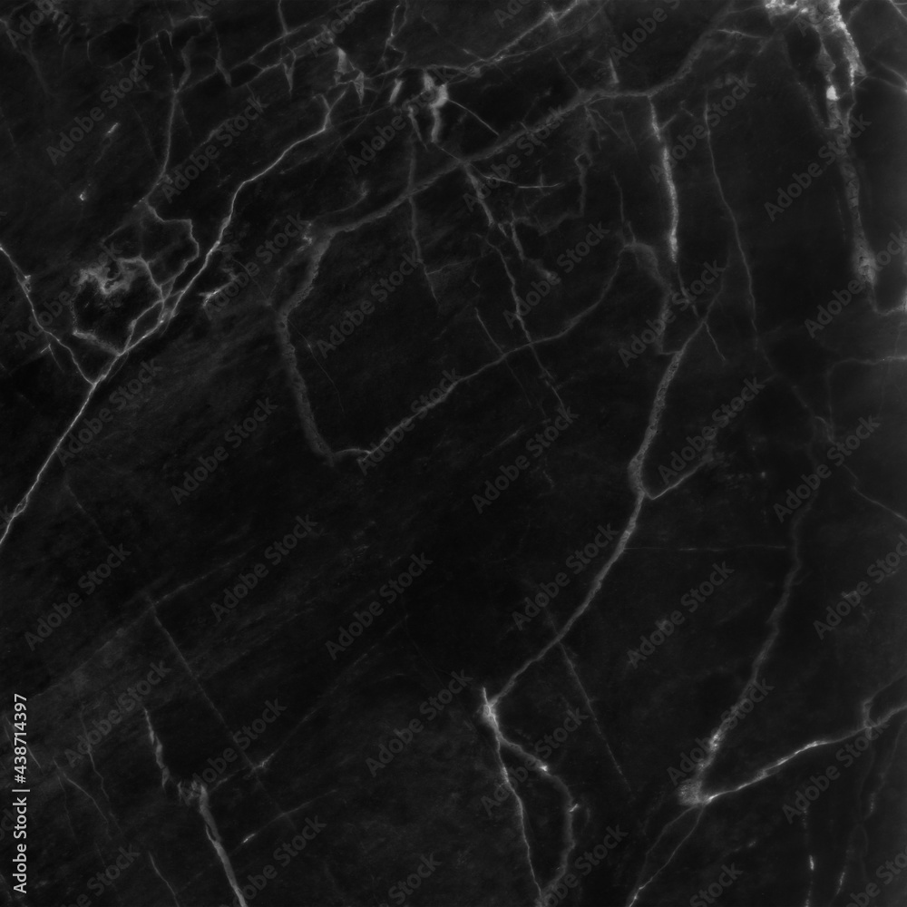Fototapeta premium Black marble natural pattern for background, abstract natural marble black and white