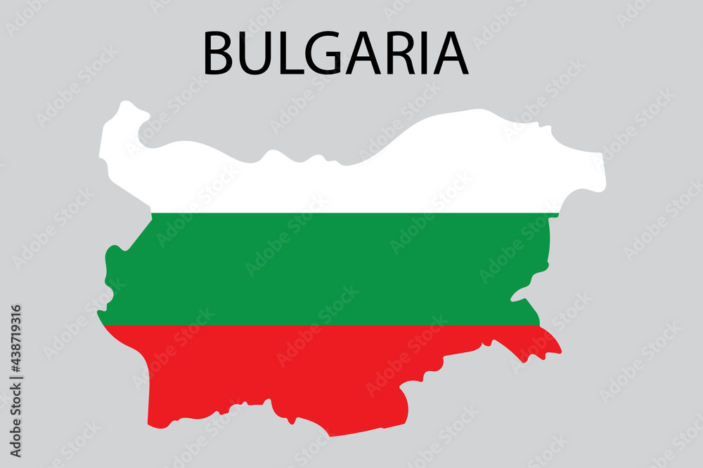 Bulgaria map flag, great design for any purposes. Europe map vector. Silhouette map. Vector illustration. Stock image. Bulgaria map flag, great design for any purposes. Europe map vector. Silhouette map. Vector illustration. Stock image.
