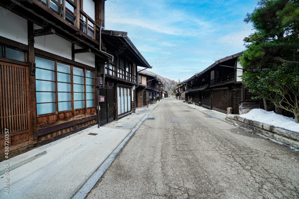 長野県塩尻市　奈良井宿の風景