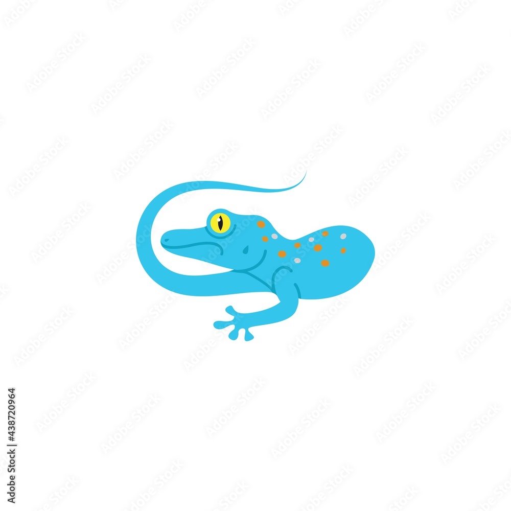 Gecko vector icon illustration design Gecko vector icon illustration design