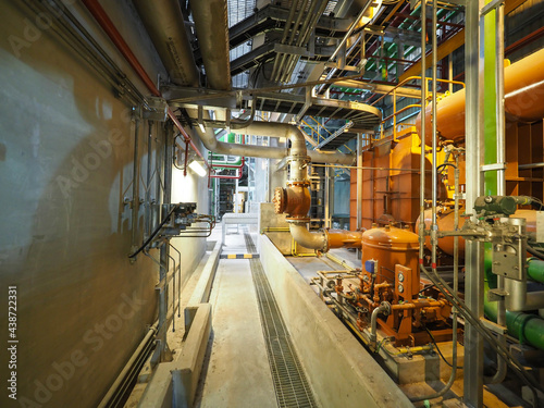 Vászonkép Pressure transmitter at lube oil systems