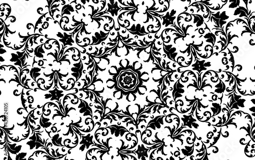 Abstract kaleidoscope background. Unique mandala design. 