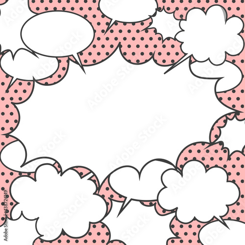 勢いフキダシピンク