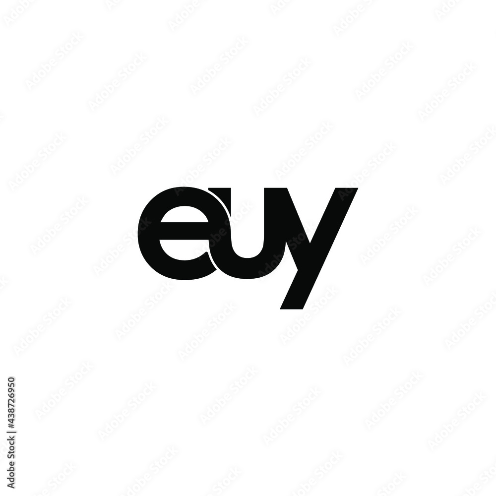 euy letter original monogram logo design