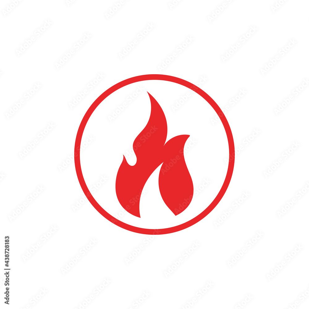 Fire flame vector illustration design template Fire flame vector illustration design template