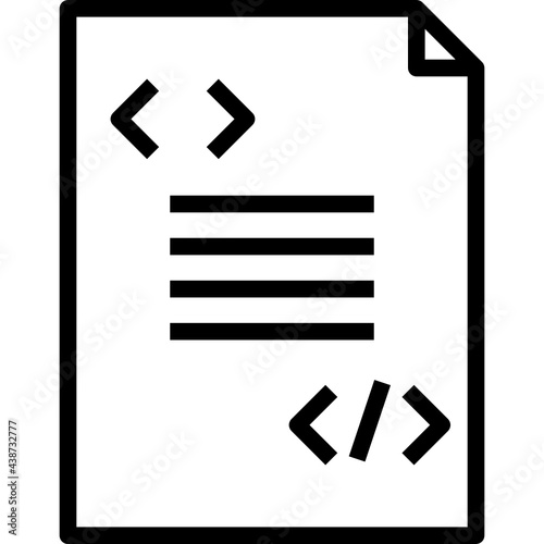 digital modern line style icon