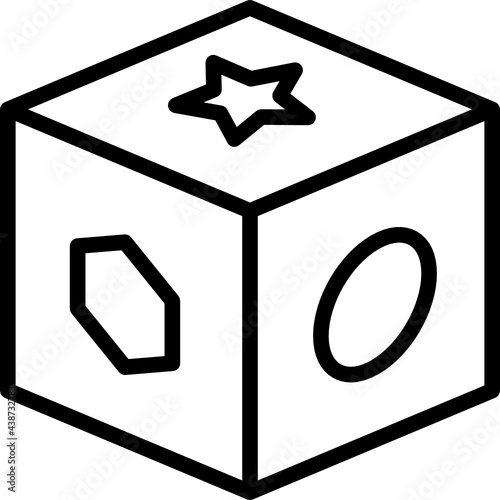 physical modern line style icon