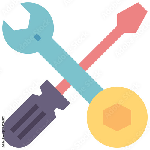 utility flat style icon