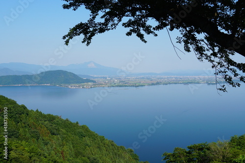 展望台から見た琵琶湖