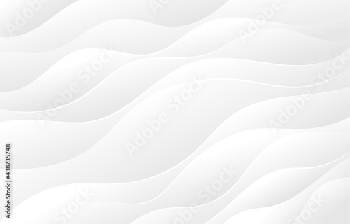 Light gray and white wave flowing modern soft luxury texture with smooth and clean vector subtle abstract background
