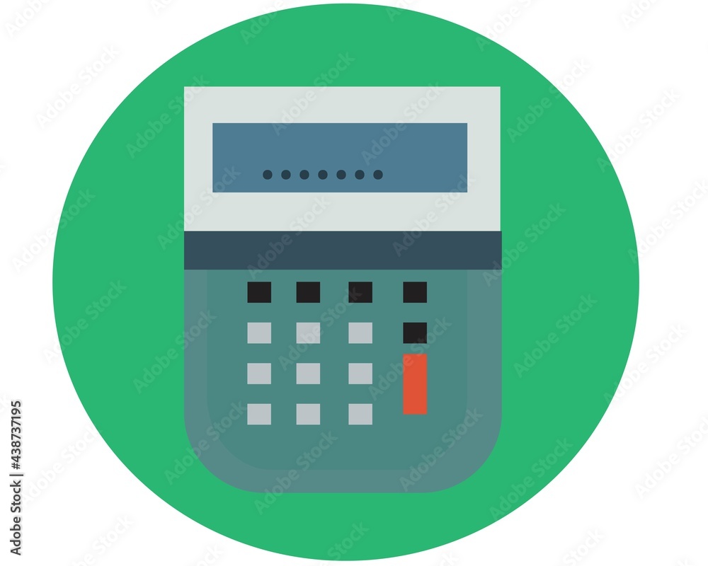 illustration vector graphic of calculator icon. Perfect for add a picture of your work icon. illustration vector graphic of calculator icon. Perfect for add a picture of your work icon.