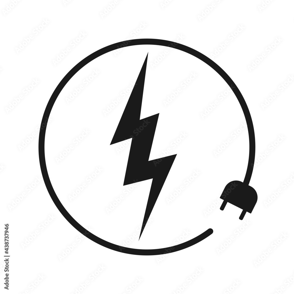 Car symbol with lightning bolt deals