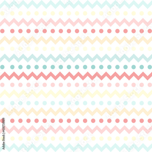 Colorful Chevron pattern for eggs easter day vector design