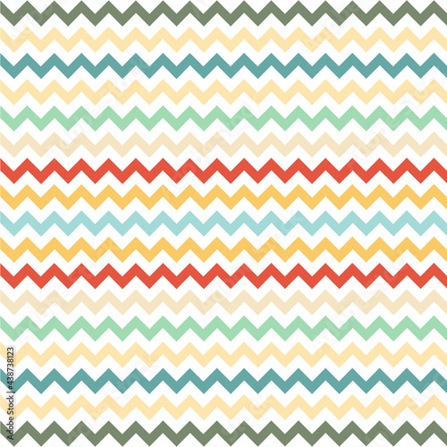 Colorful Chevron pattern for eggs easter day vector design