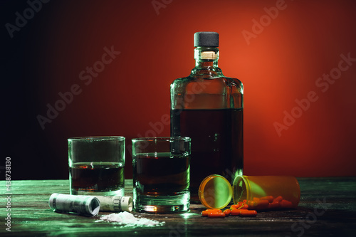 Alcohol, drugs, money and p...