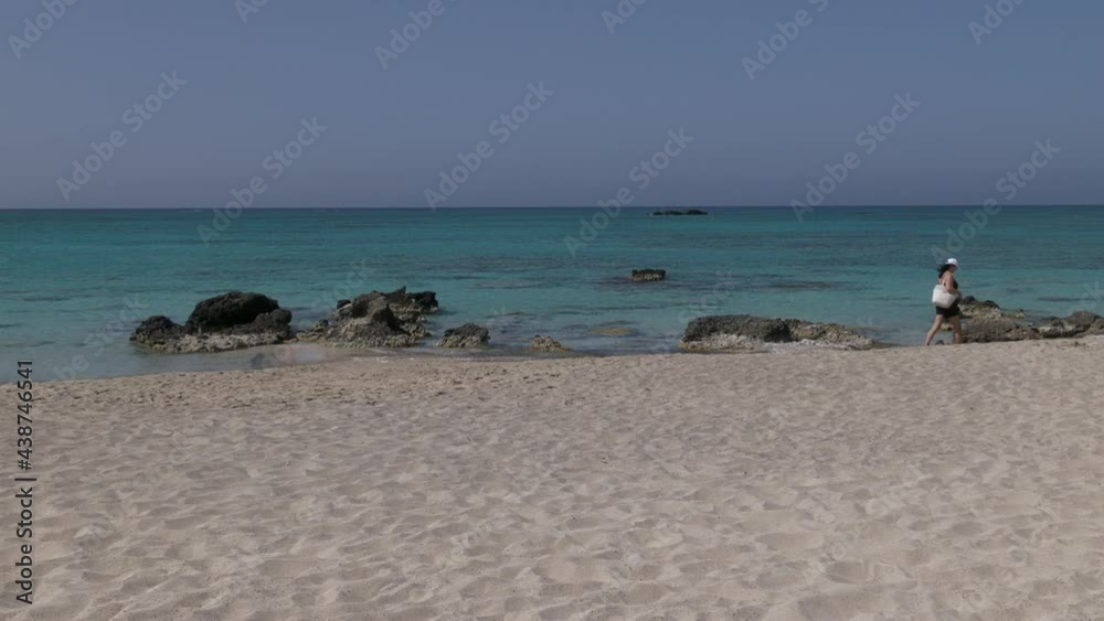 Elafonisi Crete Beach a real Mid Sea Pearl with crystal clear water Elafonisi Crete Beach a real Mid Sea Pearl with crystal clear water