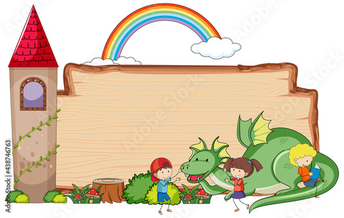 Fairy tale banner template