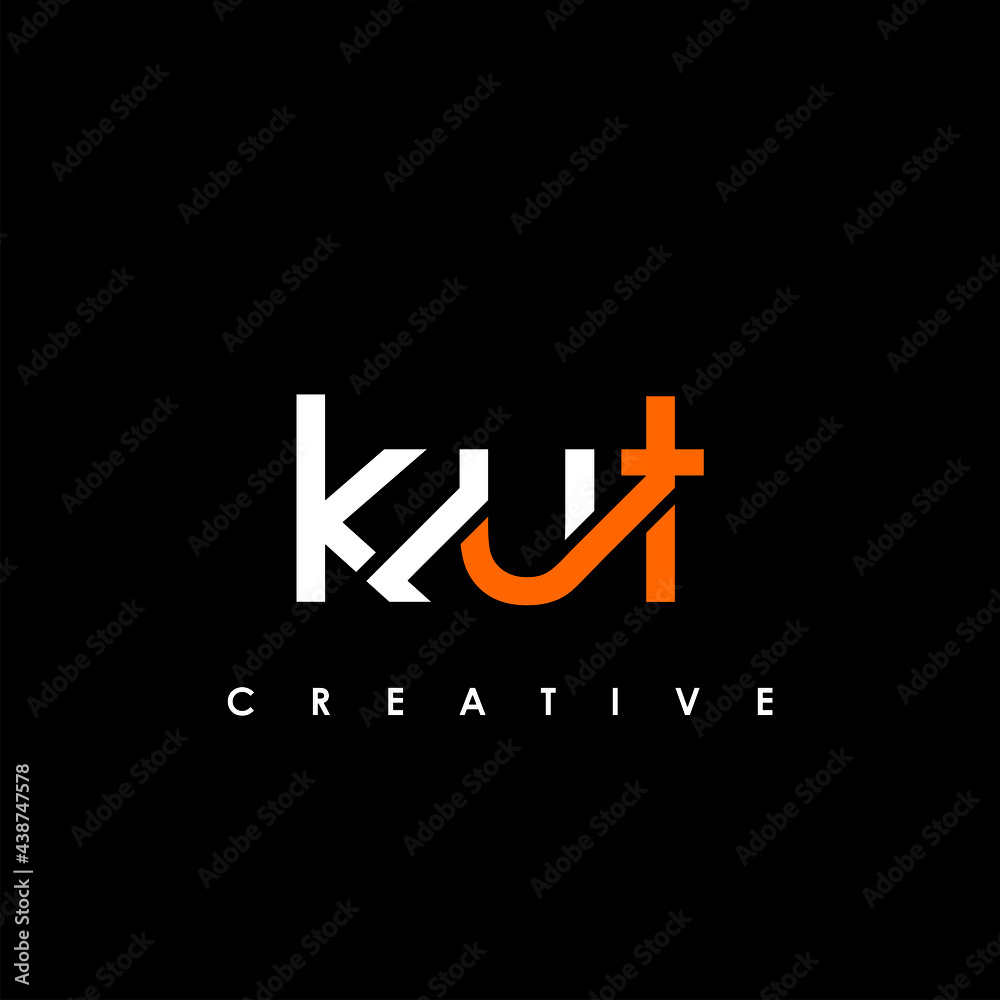 KUT Letter Initial Logo Design Template Vector Illustration