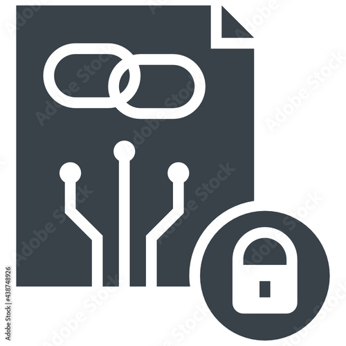 contract glyph style icon